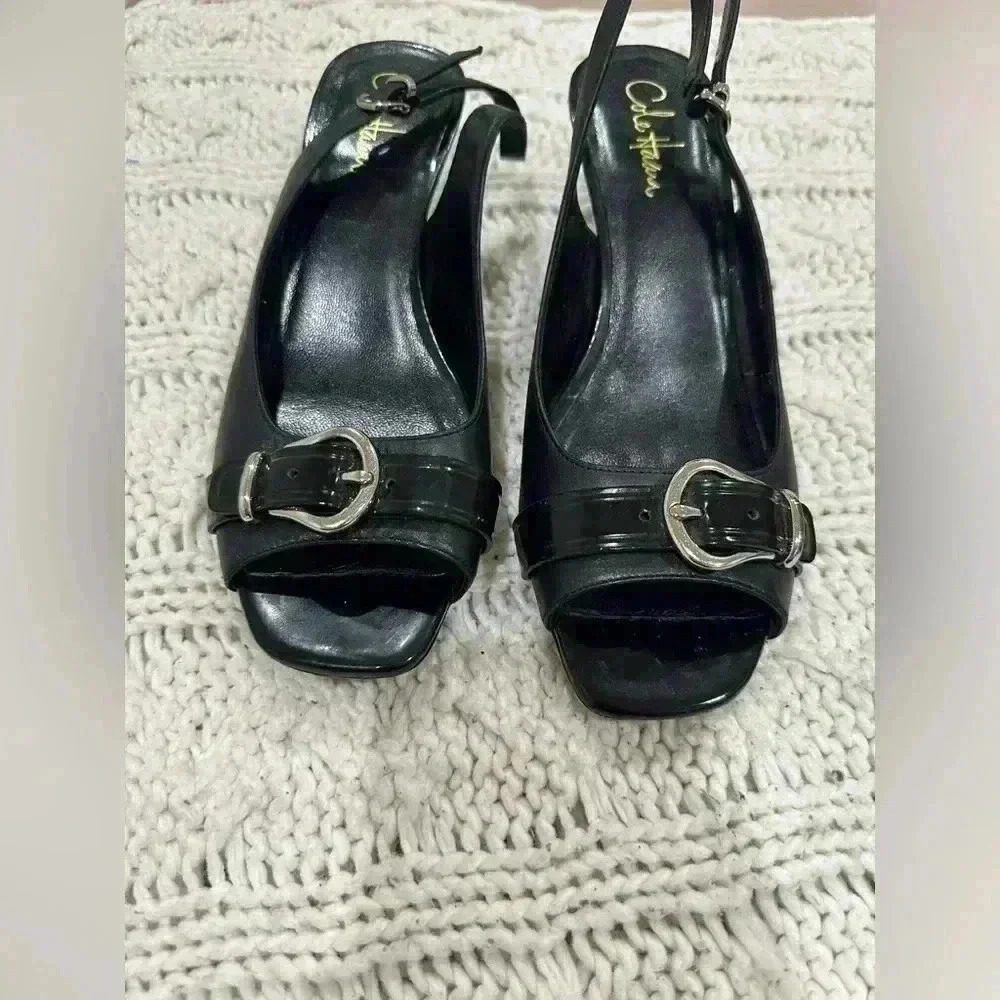 Cole Haan Nike Air Peep Toe
slingbacks size 9